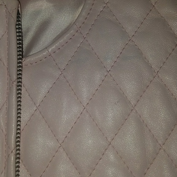 Pink vest 100% lamb leather - Picture 4 of 5